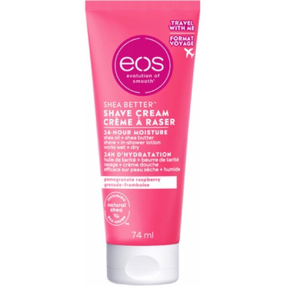 🌻4/$20 EOS Shea Butter Sensitive & Moisture Shave Cream Travel Size New Product - Picture 9 of 15